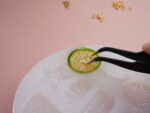 Handmade Resin Lime Slice Earrings: Sterling Silver Hooks - Image 7