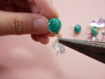 Holographic Resin Cat Drop Earrings: Sterling Silver Posts, Iridescent Charm - Image 6