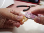 Handmade Resin Kumquat Slice Earrings: Sterling Silver Hooks - Image 9