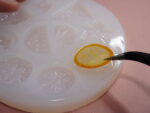 Handmade Resin Kumquat Slice Earrings: Sterling Silver Hooks - Image 7