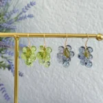 Handmade Resin Bubbly Grape Earrings