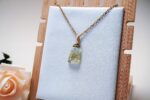Handmade Resin Mustard Seed White Flower Necklace - Image 6