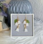 Handmade Crystal Lily Earrings - Image 9