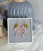 Handmade Crystal Lily Earrings - Image 10