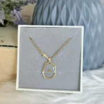 Handmade Resin Mustard Seed Necklace