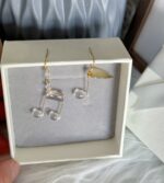 Handmade Resin Music Note Earrings - Image 5