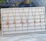 Handmade Lily of the Valley Resin Necklace– Triple Flower Design - Image 8