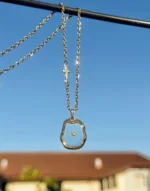 Handmade Resin Mustard Seed Necklace - Image 2