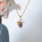 Handmade Resin One Grape Necklace