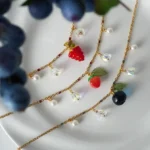 Handmade Resin Blueberry Bracelet - Image 4