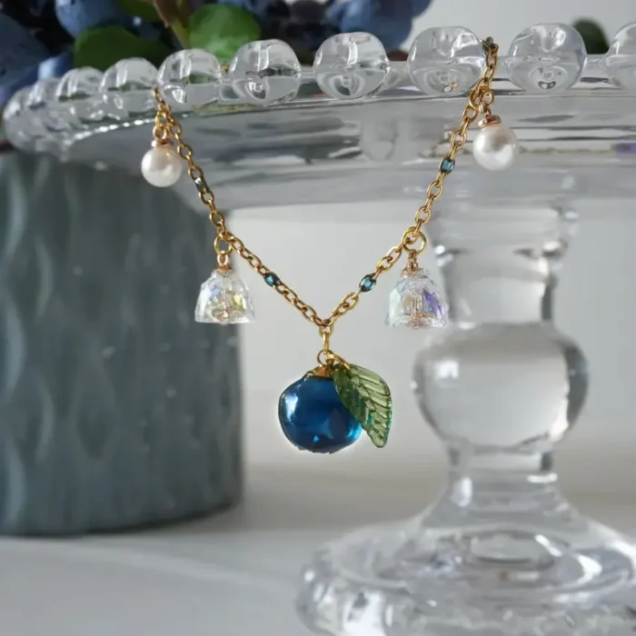 Handmade Resin Blueberry Bracelet - Image 10