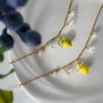 Handmade Resin Lemon Bracelet - Image 5