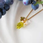 Handmade Resin One Grape Necklace - Image 5