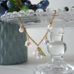 Handmade Resin Peach Bracelet