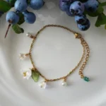 Handmade Resin Lily of the Valley Bracelet - Image 4