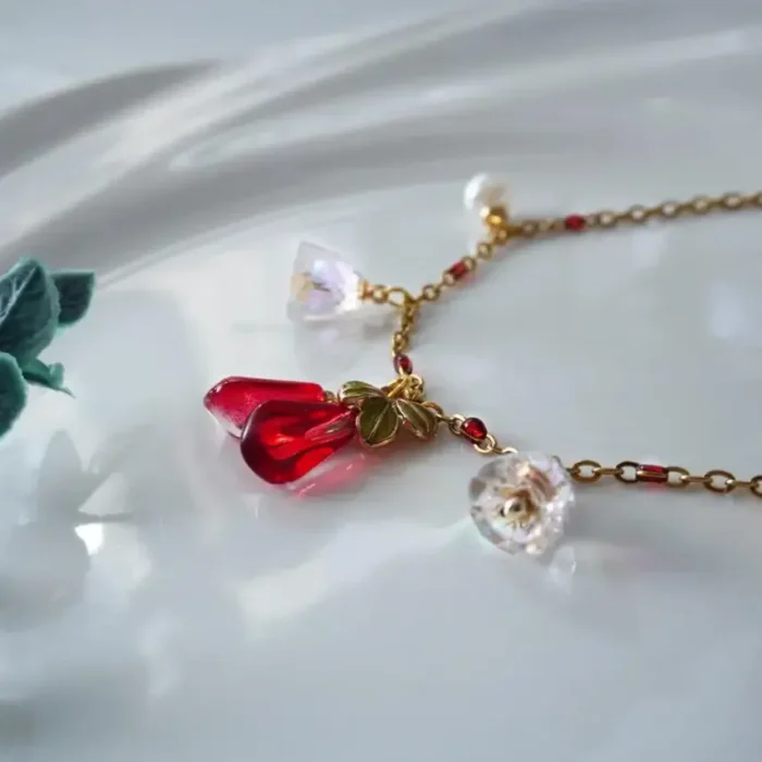 Handmade Pomegranate Seed Bracelet - Image 2