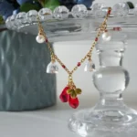 Handmade Pomegranate Seed Bracelet