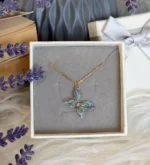 Handmade Resin Butterfly Necklace - Image 9