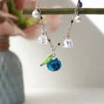 Handmade Resin Blueberry Bracelet