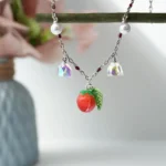 Handmade Resin Strawberry Bracelet