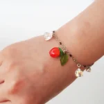 Handmade Resin Strawberry Bracelet - Image 7