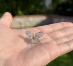 Handmade Resin Butterfly Necklace - Image 3