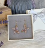 Handmade Resin Butterfly Dangle Earrings - Image 6
