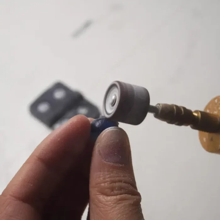 Handmade Resin Blueberry Drop Earrings with White Flower & Leaf | Cute Fruit Jewelry | Nature-Inspired Gift for Her - Image 11