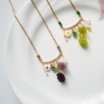 Handmade Resin Grape Necklace - Image 5