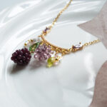 Handmade Resin Grape Necklace - Image 10