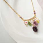 Handmade Resin Grape Necklace - Image 12