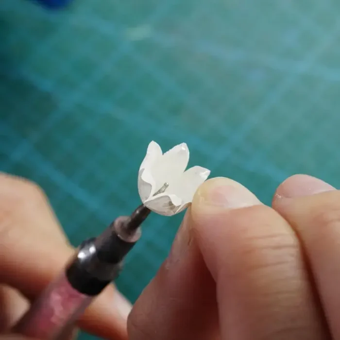 Handmade Resin Lily of the Valley Necklace: Nature-Inspired Floral Pendant - Image 8