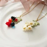 Handmade Resin Berries Necklace - Image 4