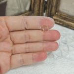 Handmade Resin Lily of the Valley Pearl Drop Earrings - Image 10