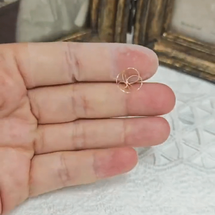 Handmade Resin Lily of the Valley Pearl Drop Earrings - Image 10